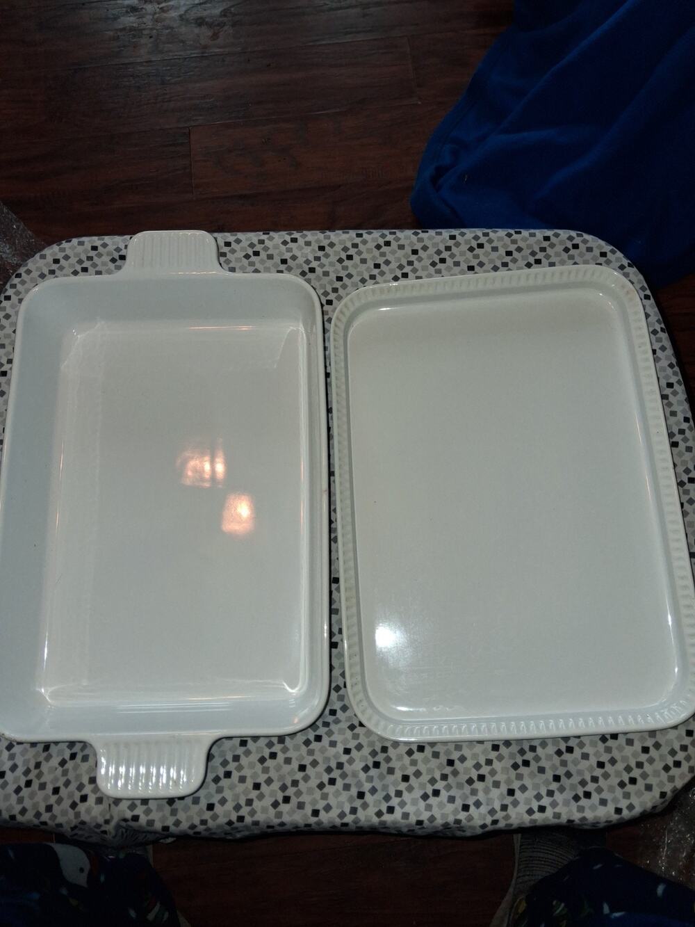 Over And Back Rectangular Casserole Baking Dish With Lid 16x9x2